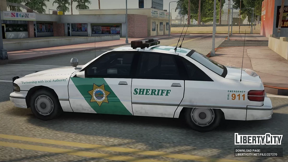 Відновлений 1991 Declasse Premier Tierra Robada County Sheriff Cruiser / GTA San Andreas