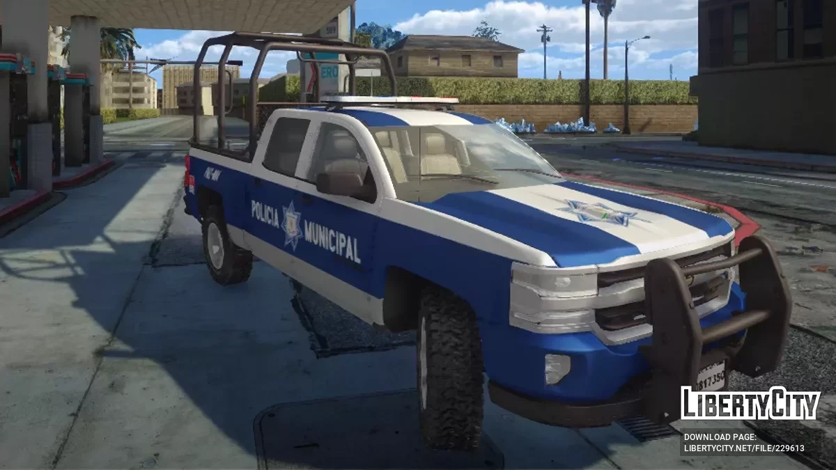 Chevrolet Silverado 2018 Polícia Municipal / GTA San Andreas