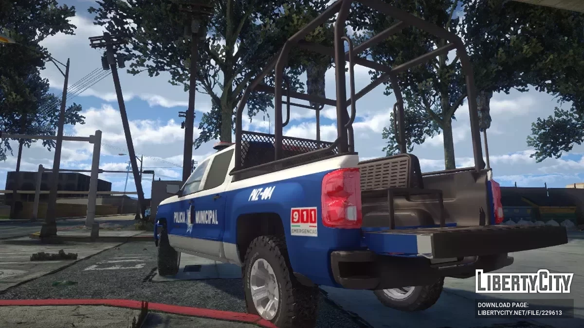 Chevrolet Silverado 2018 Polícia Municipal / GTA San Andreas
