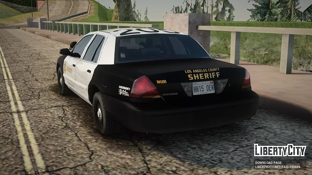 Ford Crown Victoria Slicktop LASD / GTA San Andreas