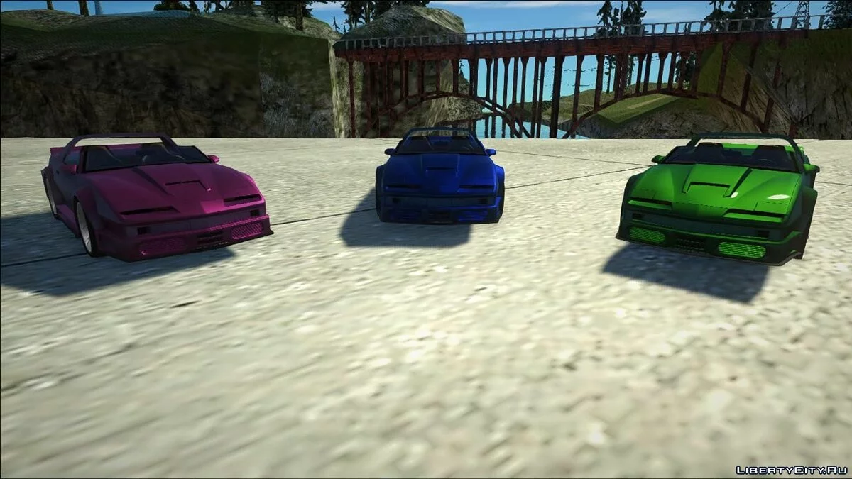 Pontiac Firebird Roadster Konzept Custom / GTA San Andreas