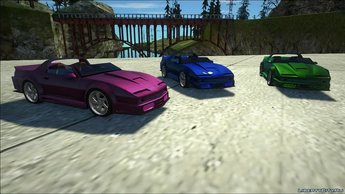 Pontiac Firebird Roadster Konzept Custom / GTA San Andreas