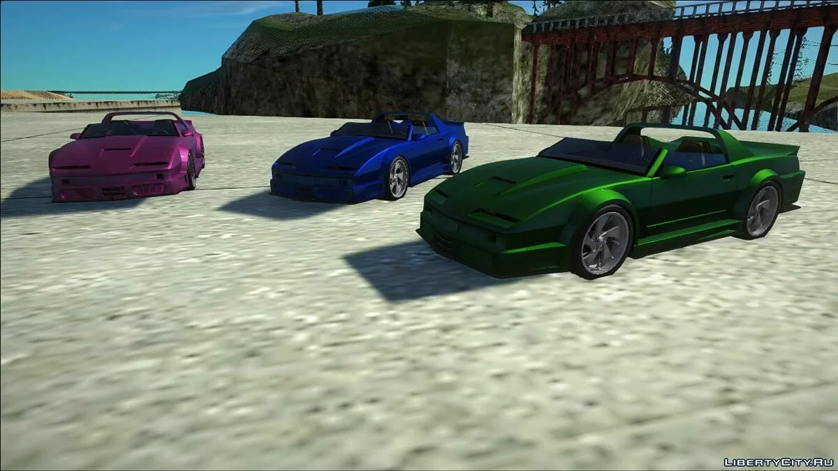 Pontiac Firebird Roadster Konzept Custom / GTA San Andreas