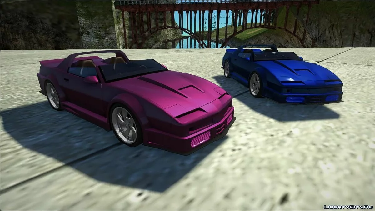 Pontiac Firebird Roadster Konzept Custom / GTA San Andreas