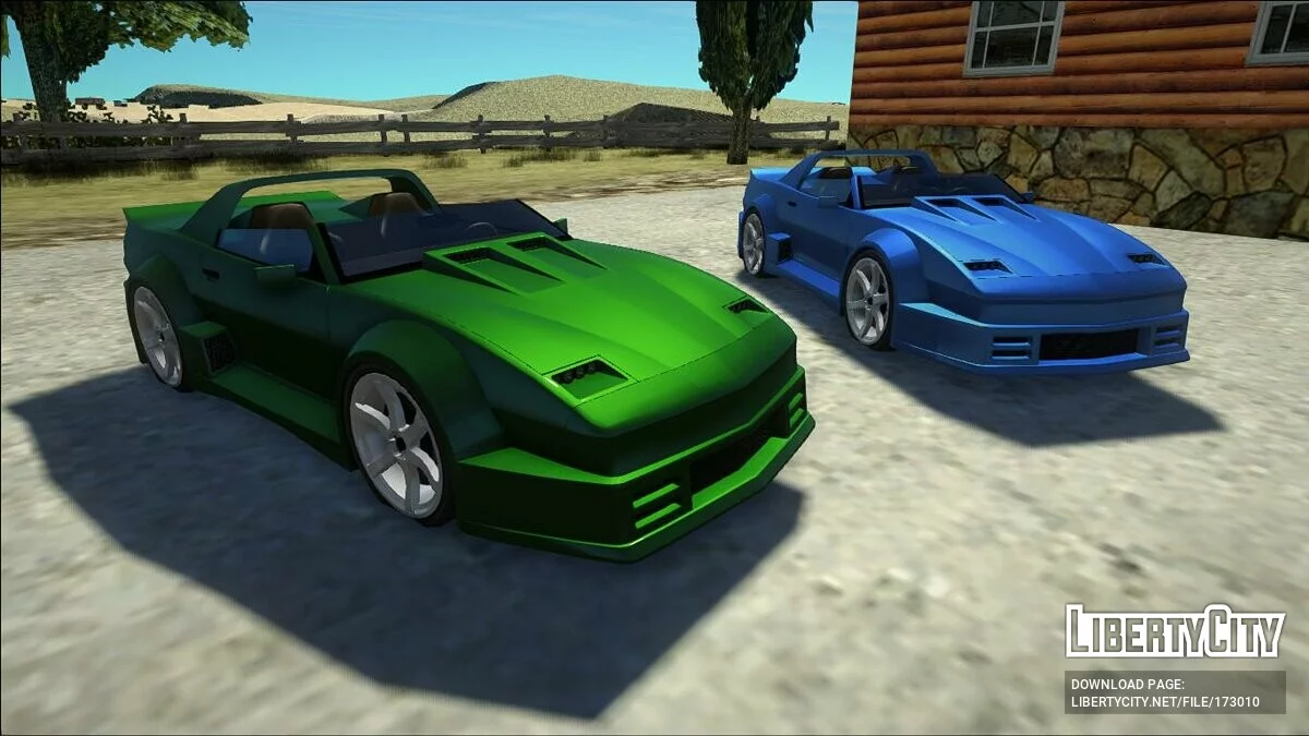 Pontiac Firebird Roadster Konzept Custom / GTA San Andreas