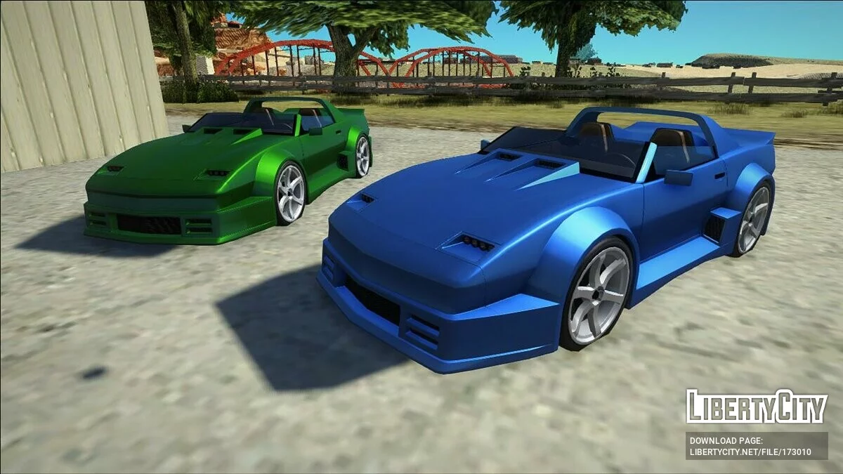 Pontiac Firebird Roadster Konzept Custom / GTA San Andreas