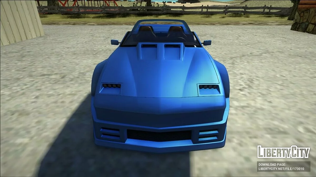 Pontiac Firebird Roadster Konzept Custom / GTA San Andreas