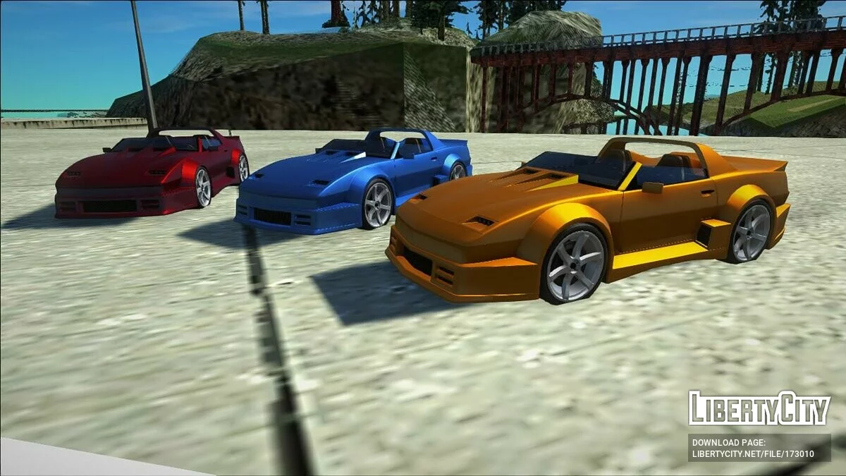 Pontiac Firebird Roadster Konzept Custom / GTA San Andreas