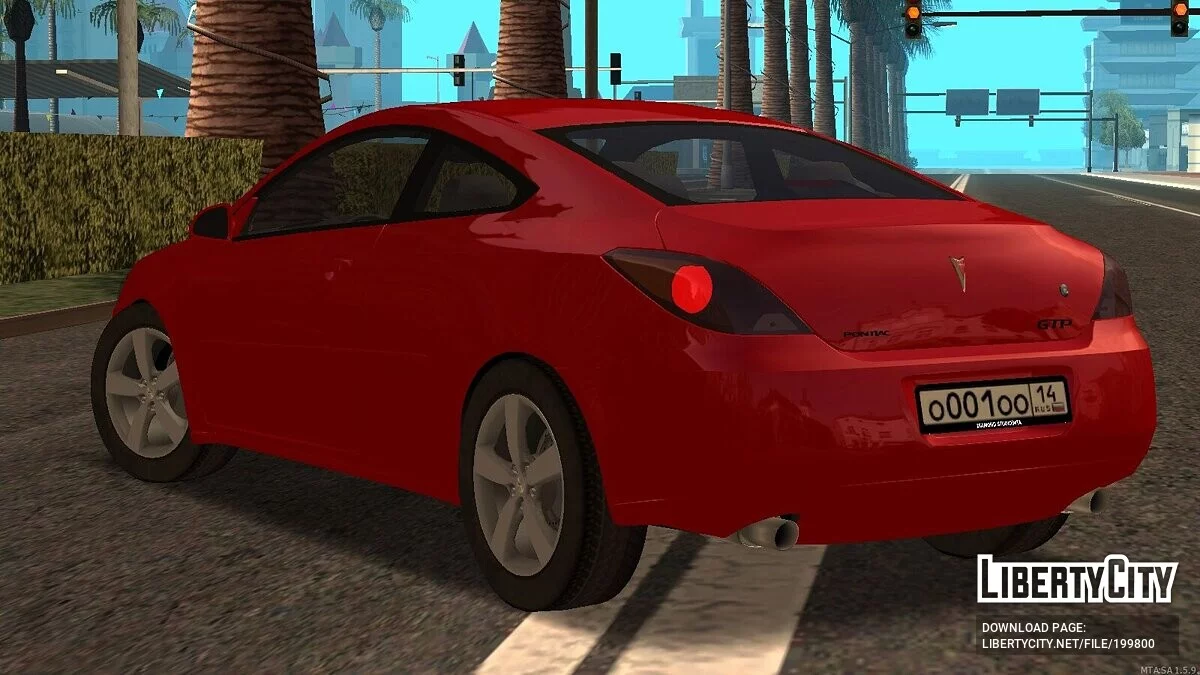 Pontiac G6 GTP + CCD / GTA San Andreas