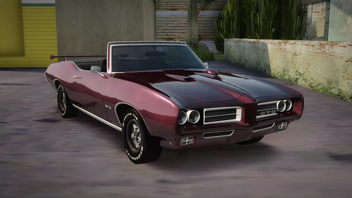 1969 Pontiac GTO Convertible / GTA San Andreas