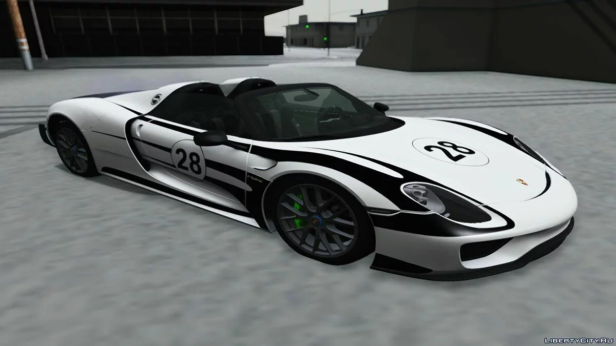 Porsche 918 Spyder 2013 Weissach Package SA / GTA San Andreas