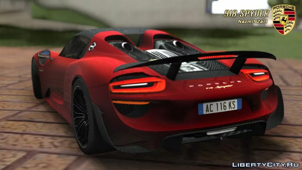 Porsche 918 Spyder Full Variant / GTA San Andreas