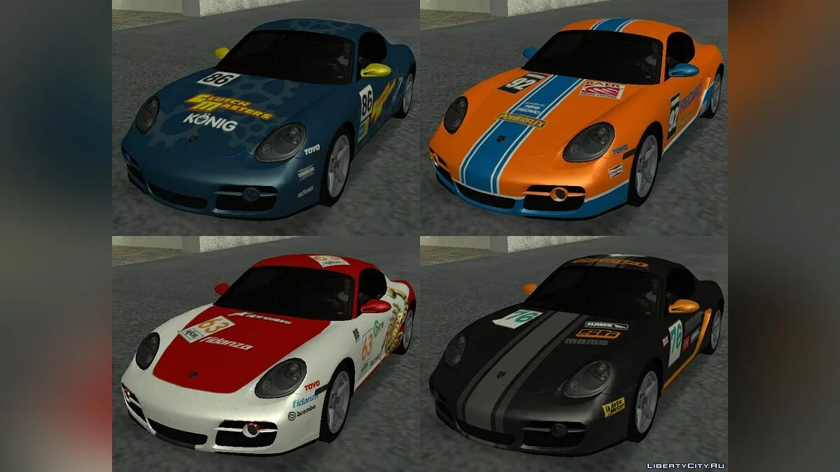 Porsche Cayman S 2006 / GTA San Andreas