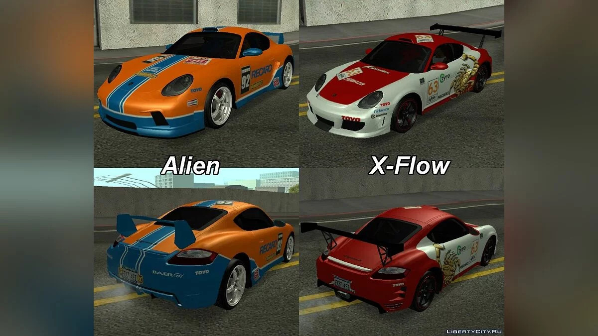 Porsche Cayman S 2006 / GTA San Andreas