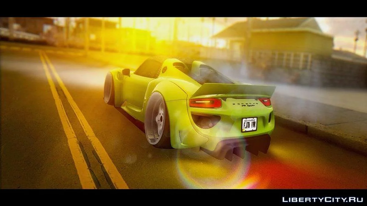 Porsche 918 Spyder Widebody 2015 / GTA San Andreas