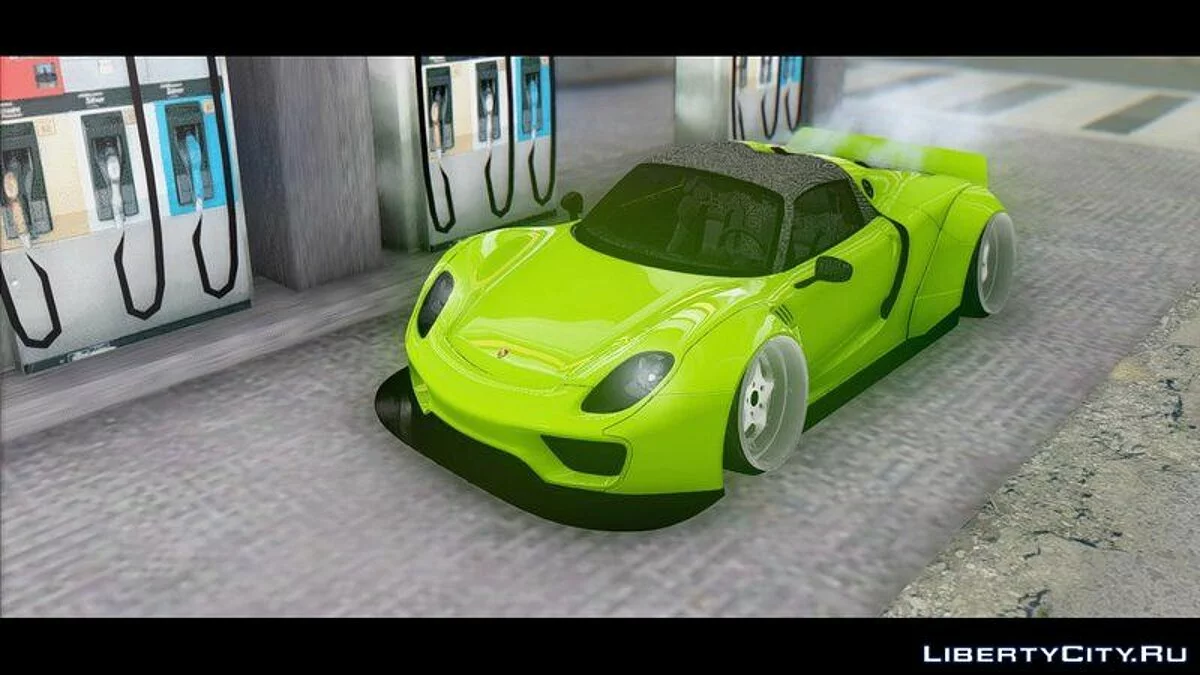 Porsche 918 Spyder Widebody 2015 / GTA San Andreas