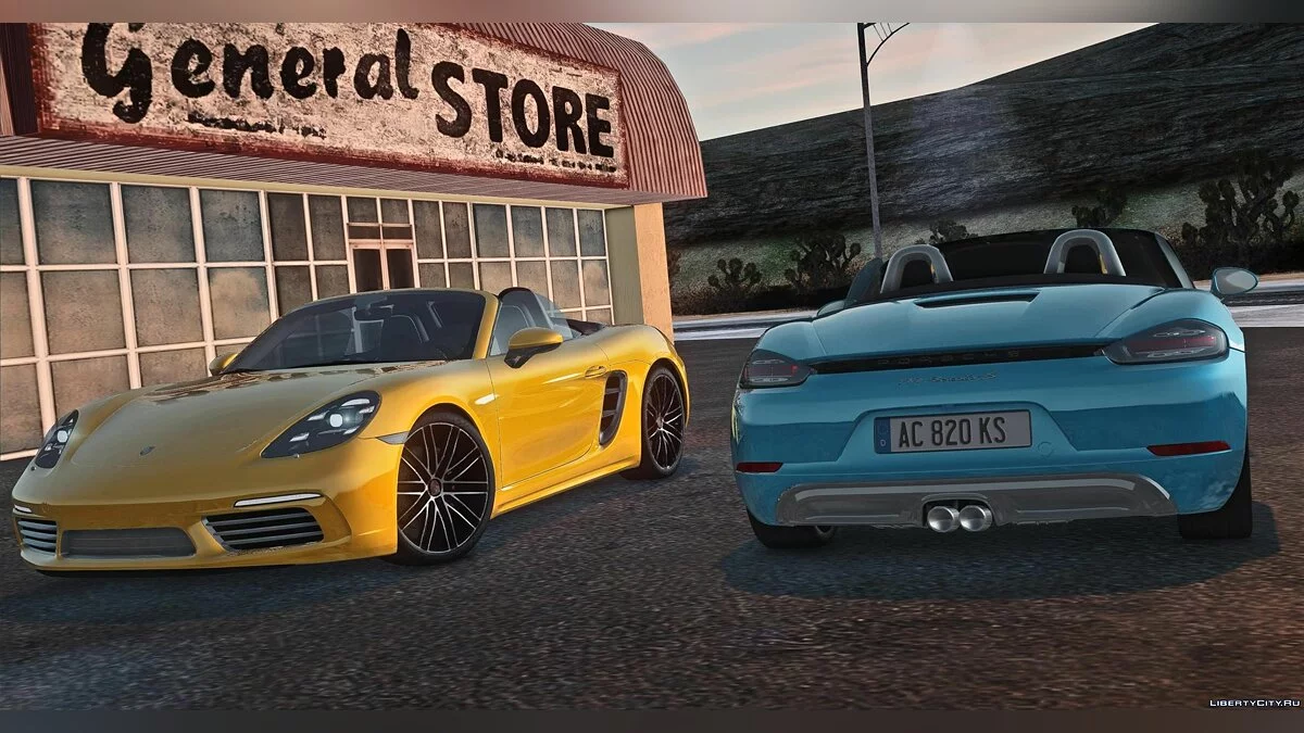 Porsche 718 Boxster S 2017 / GTA San Andreas