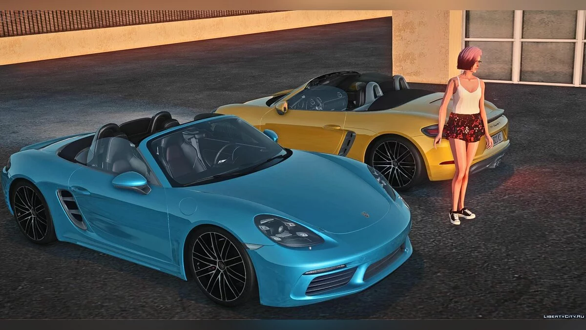 Porsche 718 Boxster S 2017 / GTA San Andreas