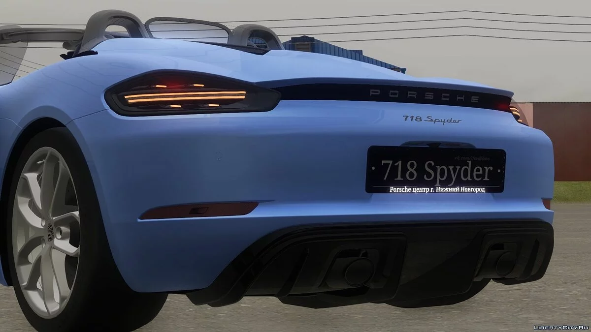 Porsche 718 Boxter Spyder 2020 / GTA San Andreas
