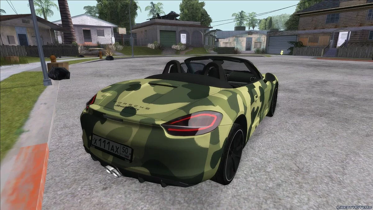 迷彩涂装的保时捷 / GTA San Andreas