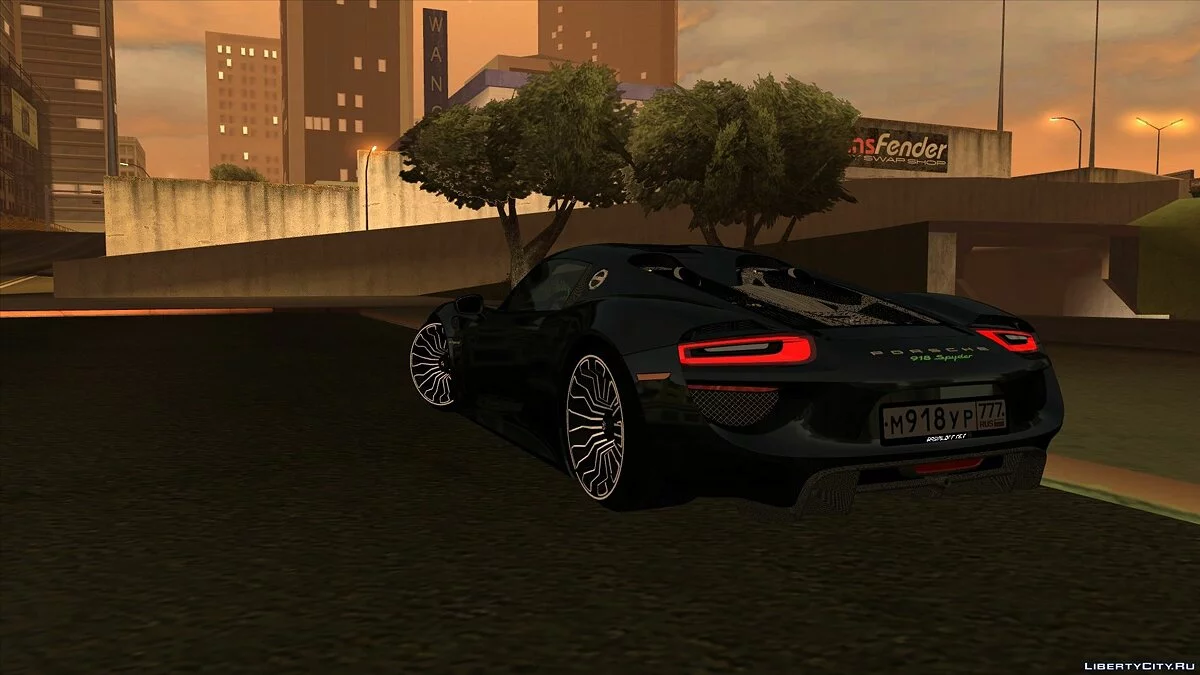 Porsche 918 Spyder 2014 / GTA San Andreas