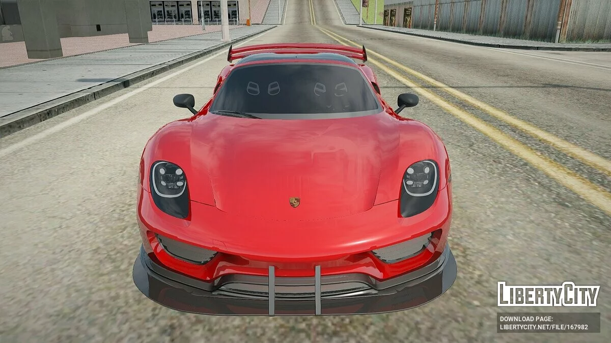 Porsche 918 Spyder / GTA San Andreas