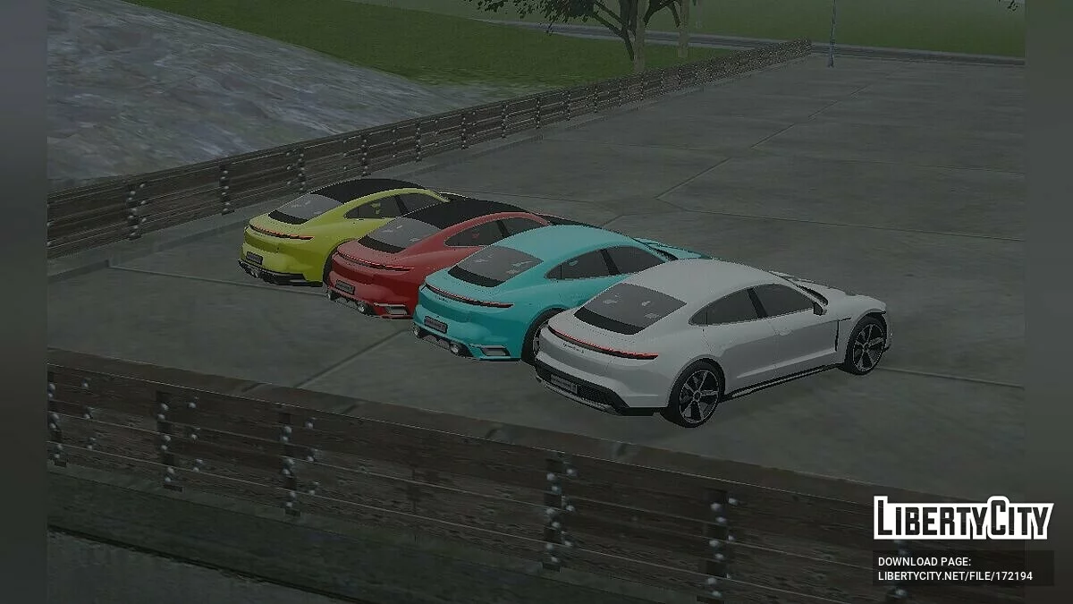 Porsche Taycan Turbo S 2021 / جي تي إيه سان أندرياس