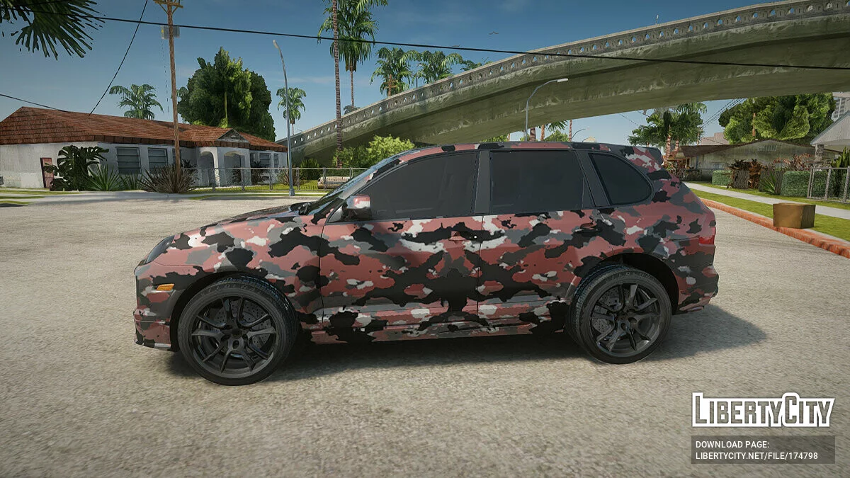Porsche Cayenne Kamuflazhka / GTA San Andreas