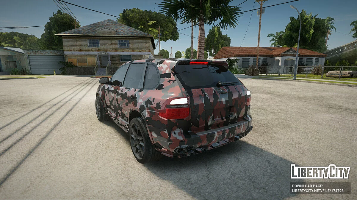 Porsche Cayenne Kamuflazhka / GTA San Andreas