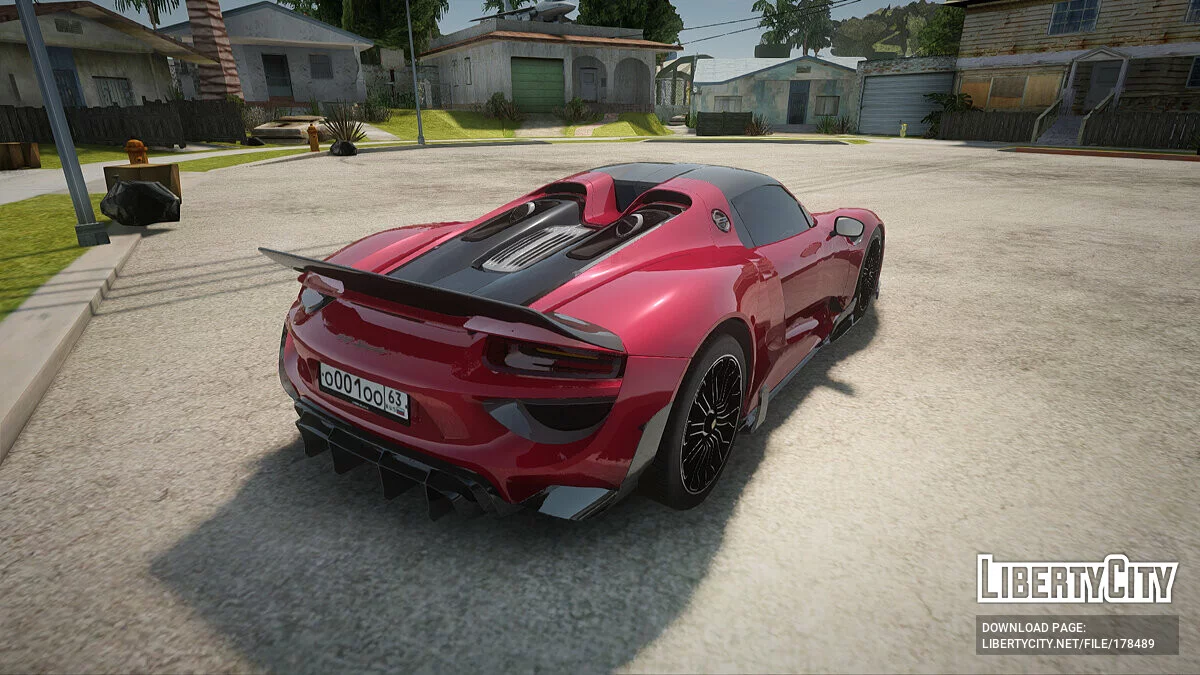 Porsche 918 Spyder / GTA San Andreas