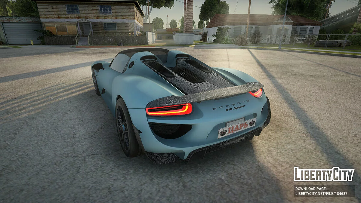 Porsche 918 Spyder / GTA San Andreas