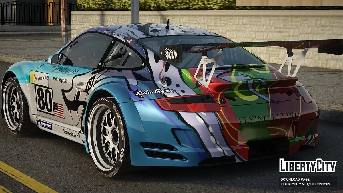 2007 80 Flying Lizard Porsche 911 GT3-RSR / GTA San Andreas