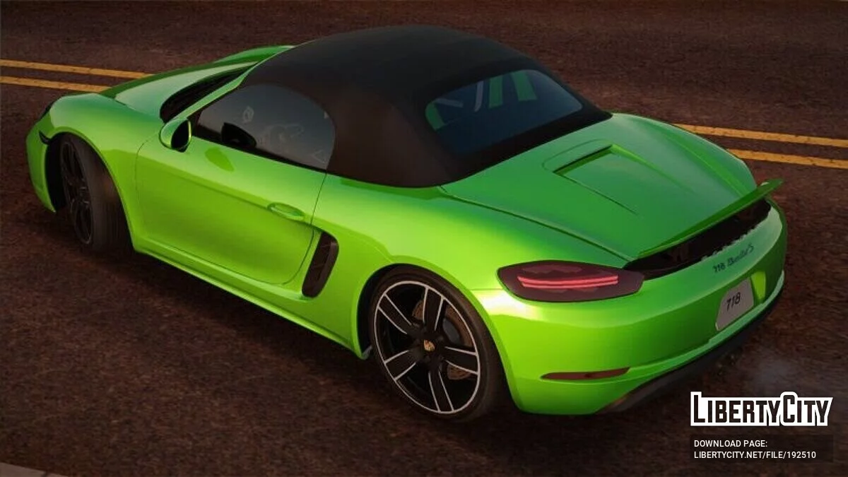 Porsche 718 Cayman Boxster S 2017 / GTA San Andreas