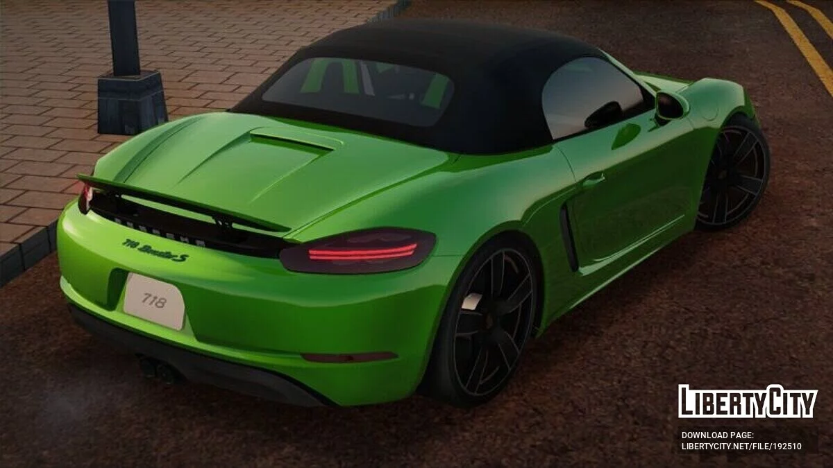 Porsche 718 Cayman Boxster S 2017 / GTA San Andreas