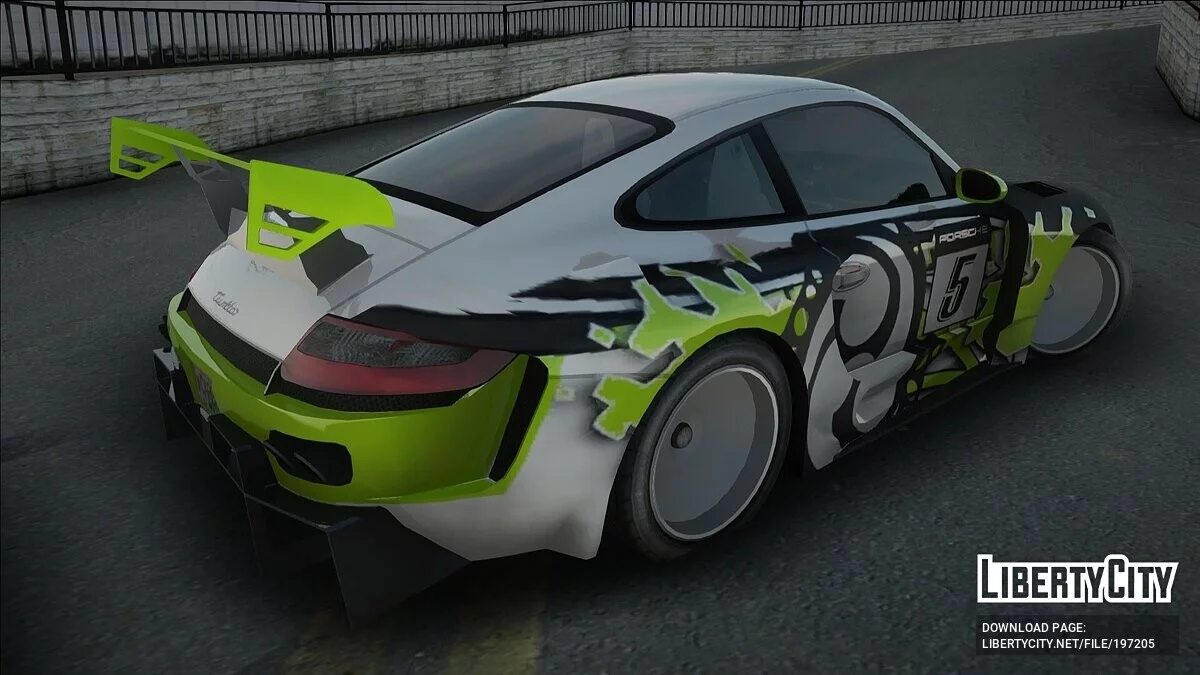 Porsche 911 Turbo "Alienaut" з NFS Carbon / GTA San Andreas