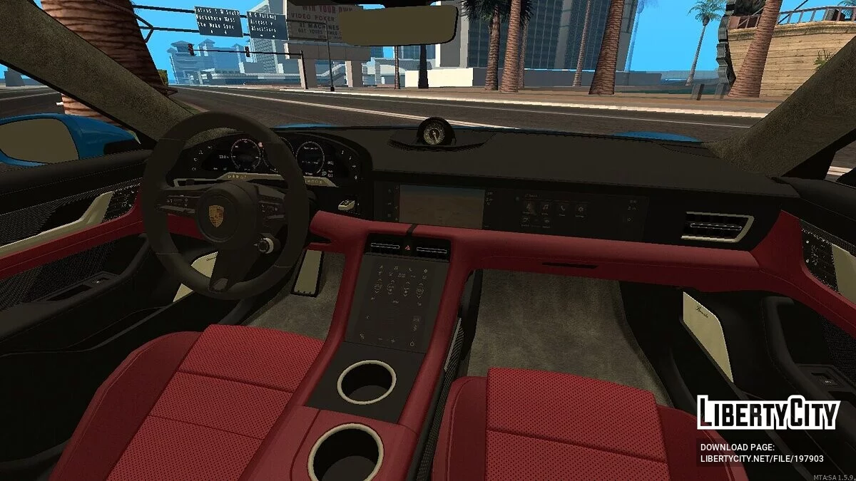 Porsche Taycan + CCD / GTA San Andreas