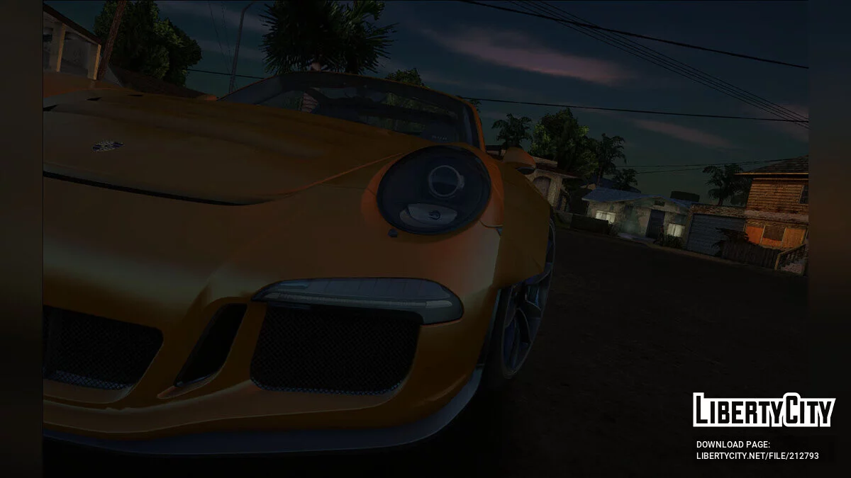 Porsche 911R 2016 Versi GT / GTA San Andreas