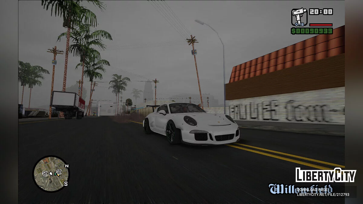 Porsche 911R 2016 Versi GT / GTA San Andreas