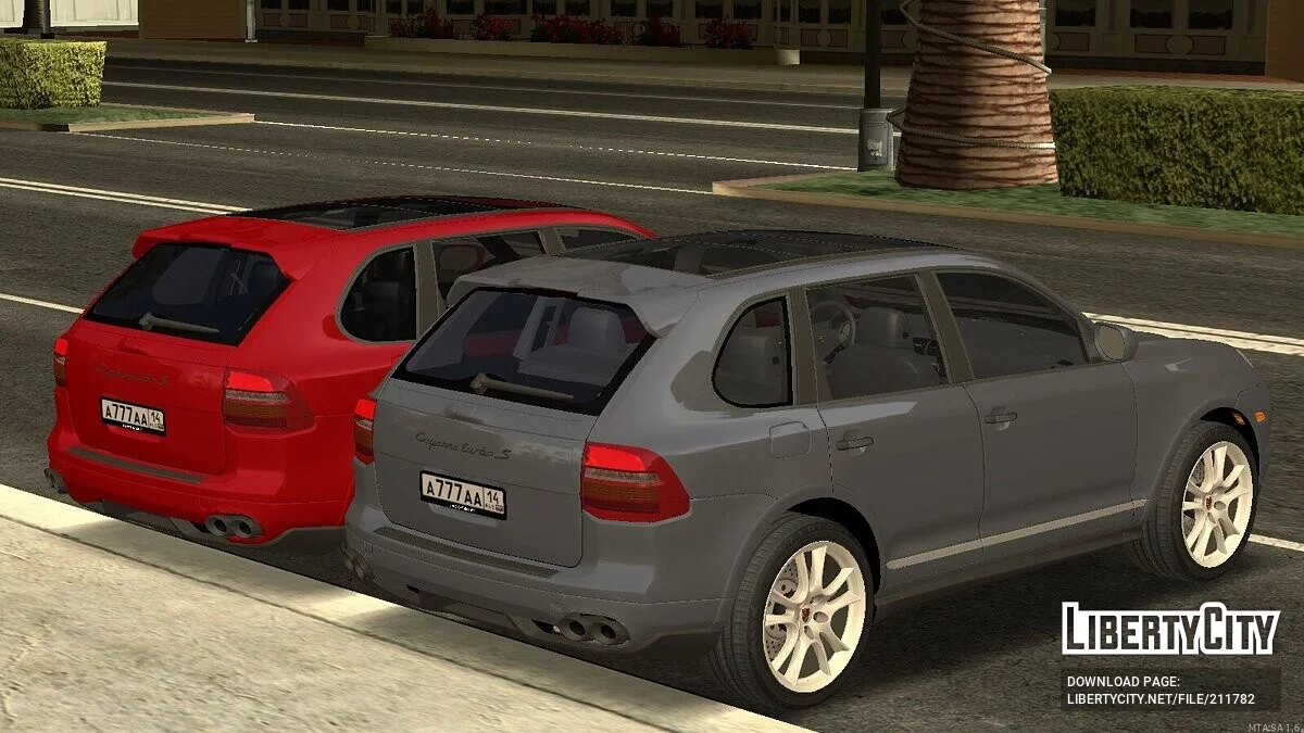 Porsche Cayenne Turbo S + CCD / GTA San Andreas