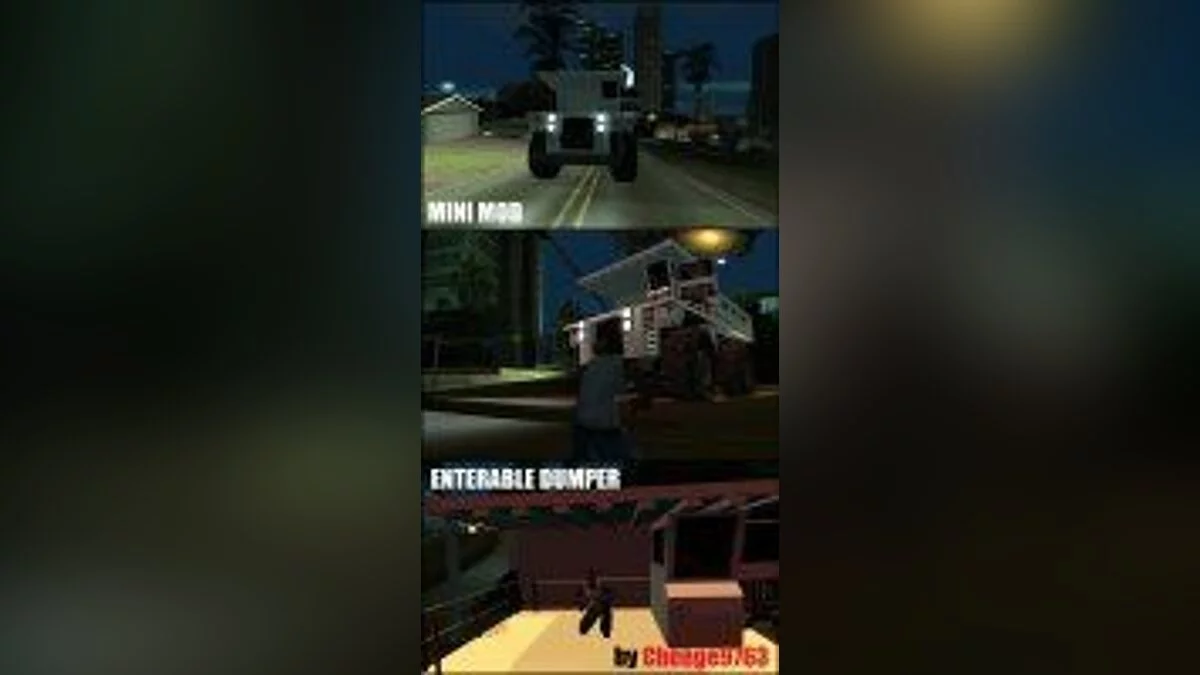 Enterable Vehicles / GTA San Andreas