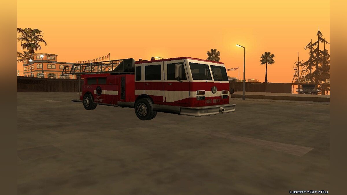 Замена машины Fire Truck (FIRELA) (firela.dff, firela.dff) в GTA San  Andreas (70 файлов)  Файлы отсортированы по скачиваниям в порядке  возрастания