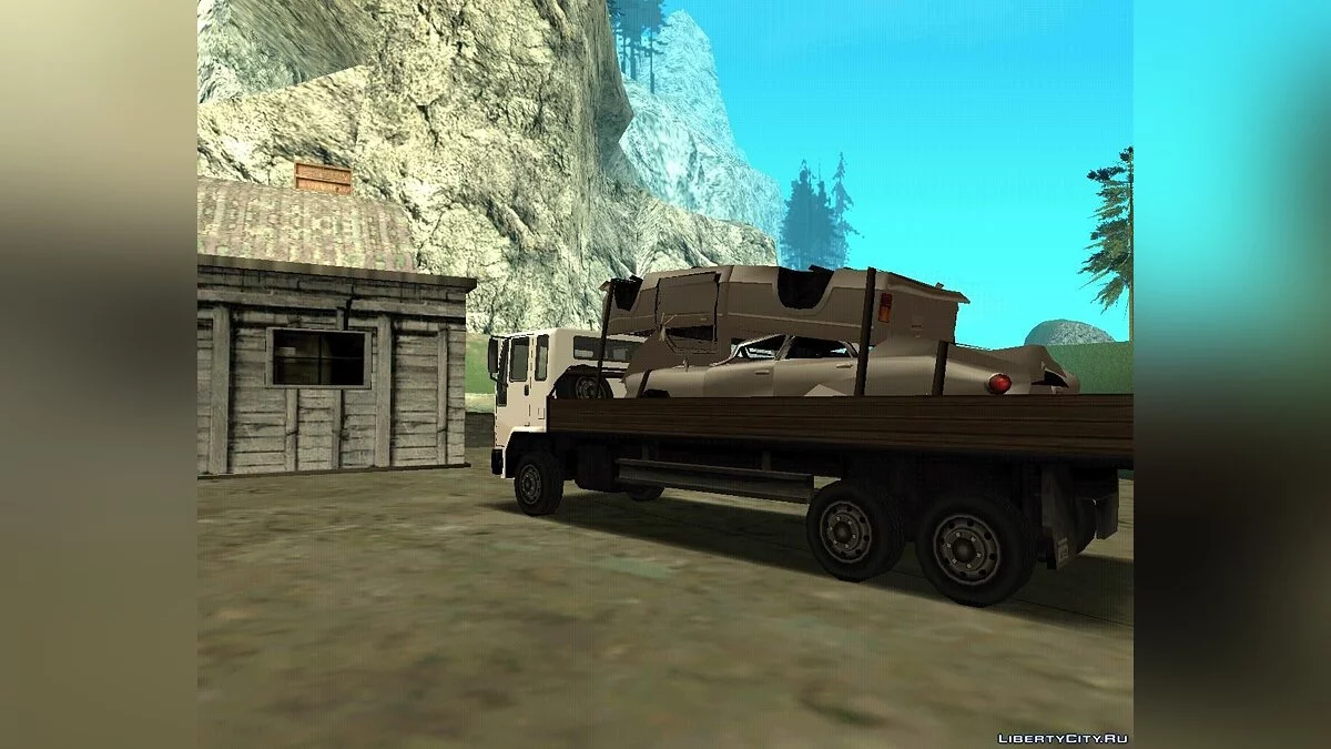 DFT-30 with wrecked Glendale and Sadler / GTA San Andreas