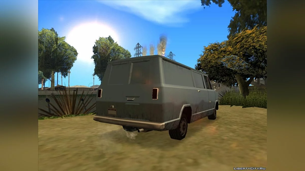 Цивільний Newsvan v2 / GTA San Andreas