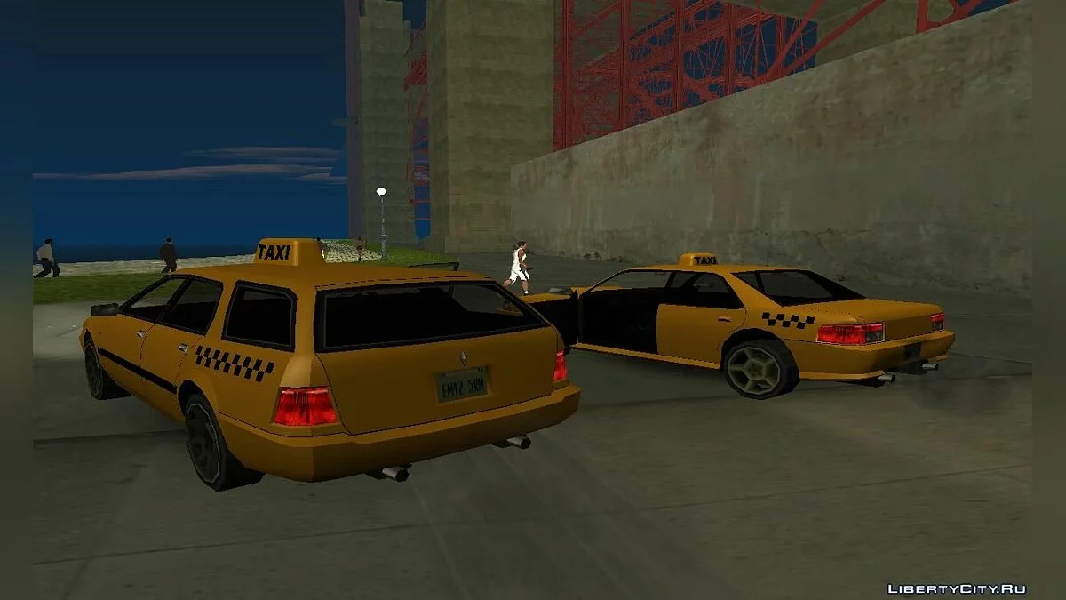 Stratum та таксі Sultan / GTA San Andreas