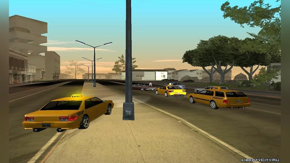 Stratum та таксі Sultan / GTA San Andreas