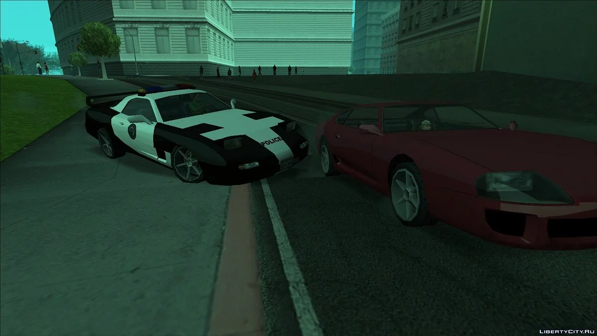 Coche de persecución policial ZR-350 SFPD / GTA San Andreas