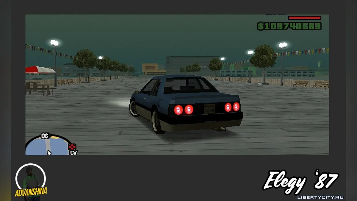 Elegy GTS 1987 / GTA San Andreas