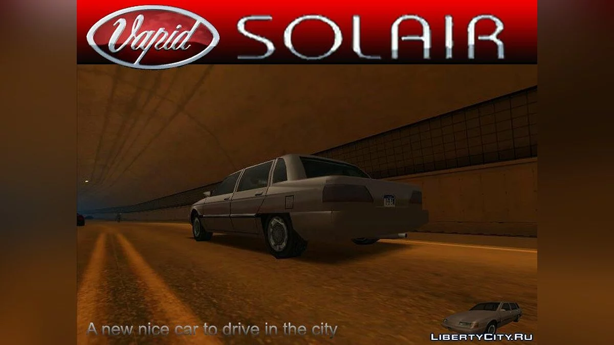 Vapid Solair Sedan / GTA San Andreas