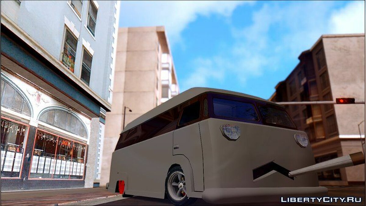 Download Dodge Bus Escolar (Hotdog) for GTA San Andreas