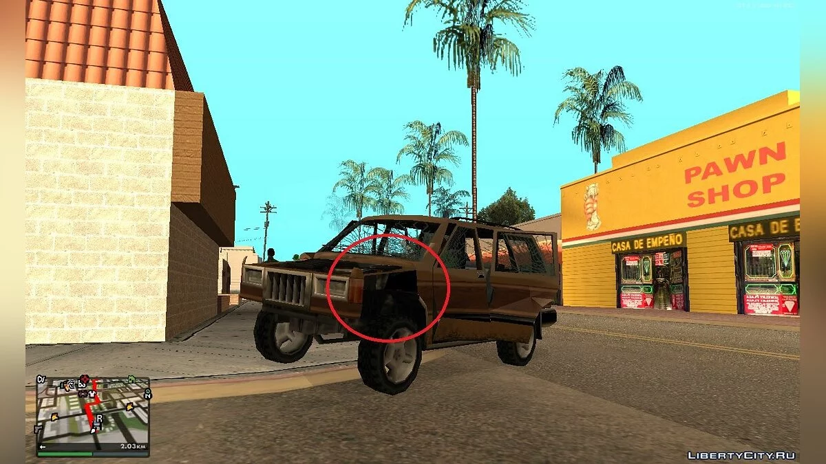 Nouveaux dommages / Dommages de GTA VC (alpha) / GTA San Andreas